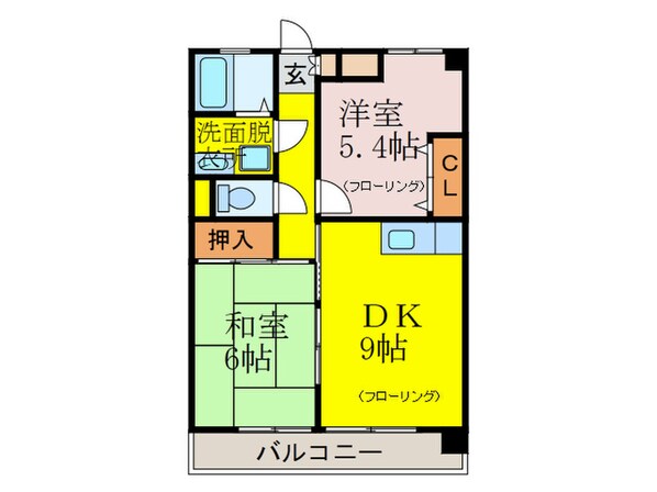 リフレクト筒井の物件間取画像